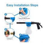 High Pressure Water Jet Spray Gun Adjustable Car Wash Gun Semprot Air Serbaguna