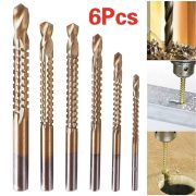 HSS Grooving Set 6 PCS Saw Drill Bit Mata Bor Gergaji Potong Besi Kayu Serbaguna - Image 3