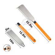Ryoba Jepang Hand Saw 2 Sisi Gergaji Potong Kayu PVC Paralon Plastik Bambu Serbaguna