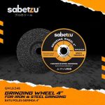 Sabetzu Grinding Wheel 4 Inch Batu Mata Mata Gerinda Poles Besi 4Inch x 6mm