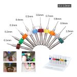 Set Mata Bor PCB Tungsten 10 Pcs – Micro Drill Bit untuk CNC