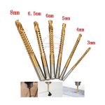 HSS Grooving Set 6 PCS Saw Drill Bit Mata Bor Gergaji Potong Besi Kayu Serbaguna