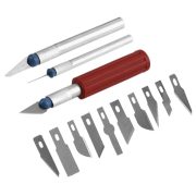 Hobby Knife Tool Set 13 PCS Pisau Ukir Mini Pahat Kayu dan Kerajinan Serbaguna - Image 2