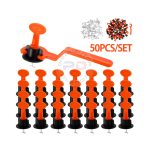 Tile Leveling Spacer Reusable Model Putar Alat Perata Nat Keramik Lantai Marmer Granit