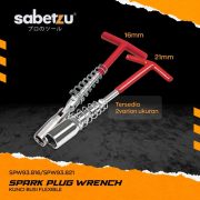 Kunci Busi Fleksibel 16, 21 mm – Socket Spark Plug untuk Mobil