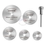 Kepala Mata Gerinda Gergaji Potong Mini Grinder Gurinda Cutting Wheel Disc 6PCS Set