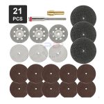 Kepala Mata Gerinda Mini Drill Rotary Tool 21PCS Set Aksesoris Bor Mini Multifungsi
