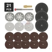 Kepala Mata Gerinda Mini Drill Rotary Tool 21PCS Set Aksesoris Bor Mini Multifungsi