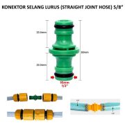 Konektor Selang Air Quick Release 1/2, 3/8, 5/8, 3/4 Inch – Adaptor Keran Male Female - Image 7