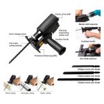 Adaptor Jigsaw untuk Mesin Bor Reciprocating Saw Adapter Gergaji Kayu Universal