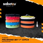 Polishing Set 12 Pcs 3, 4, 5, 7 Inch – Busa Poles & Waxing Mobil Motor
