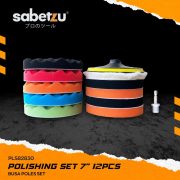 Polishing Set 12 Pcs 3, 4, 5, 7 Inch – Busa Poles & Waxing Mobil Motor
