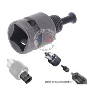 Adaptor Impact Wrench ke Chuck Drill 10mm 13mm Converter Kepala Mata Bor Universal