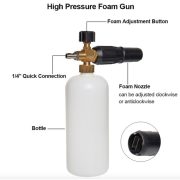 Foam Lance Tabung Snow Wash Quick Release untuk Mesin Jet Cleaner Universal - Image 2