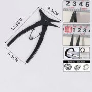 Tang Snap Ring 2 in 1 5 Inch Lurus Buka Tutup Circlip Pliers Serbaguna - Image 2