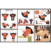 Angle Corner Clamp Alat Klem Sudut Siku Frame Figura Kayu Furniture Jig Clamp - Image 3