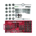 Tap & Die Set 40 PCS Hand Tool Pembuat Drat Ulir Baut Snai Senai Lengkap