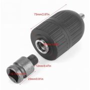 Adaptor Impact Wrench ke Chuck Drill 10mm 13mm Converter Kepala Mata Bor Universal - Image 3