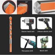 Mata Bor Multi Fungsi 6 8 10 12mm untuk Besi Kayu Beton Granit Kaca Plastik Universal - Image 4