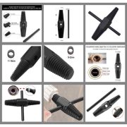 Pipe Screw Extractor Alat Pencabut Drat Pipa Kran Patah Putus Pembuka Baut Rusak - Image 4
