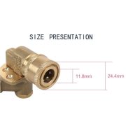 Nozzle Sprayer Quick Release Pivot 180° Kepala Konektor Jet Cleaner Pressure Washer - Image 3