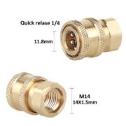 Nepel Konektor Quick Release Female G1/4 Thread Adaptor Jet Cleaner Pressure Washer - Image 2