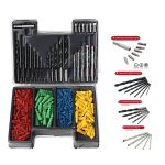 Drill Bit Set Combination Mata Bor Beton Besi Kayu Lengkap dengan Fisher Universal