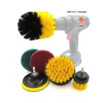 Set Sikat Bor Poles Gosok Pembersih Serbaguna Drill Brush Attachment Universal