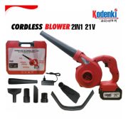 Blower Baterai Cordless 2in1 Vacuum Tiup Hisap Debu Dryer Angin Portable