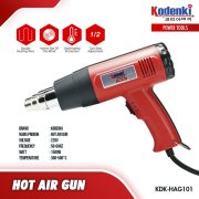 Hot Air Gun 1500W Heat Gun Pistol Pemanas Elektrik Serbaguna DIY Industrial - Image 2