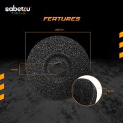 Sabetzu Grinding Wheel 4 Inch Batu Mata Mata Gerinda Poles Besi 4Inch x 6mm - Image 3