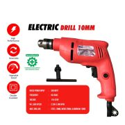 Kodenki Electric Drill 10mm Mesin Bor Besi Kayu Triplek Dua Arah Reversible Power Drill