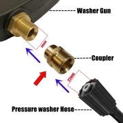 Adaptor Nepel M14 Female ke M22 Male – Konverter Jet Cleaner - Image 4