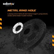 Sabetzu Grinding Wheel 4 Inch Batu Mata Mata Gerinda Poles Besi 4Inch x 6mm - Image 4