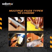 Mini File Set 6 PCS Kikir Besi Kayu 160mm Alat Kikir Serbaguna Universal - Image 4