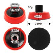 Backing Pad Rubber Plate Mesin Poles 3 Inch M14 Tatakan Polisher Universal