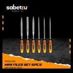 Mini File Set 6 PCS Kikir Besi Kayu 160mm Alat Kikir Serbaguna Universal