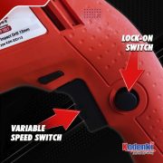 Kodenki Electric Drill 13mm Mesin Bor Tembok Beton Kayu Dua Arah Reversible Power Drill - Image 2