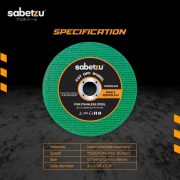 Mata Gerinda Batu Potong Besi 4 Inch Untuk Stainless & Cutting - Image 3