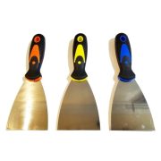 Kape Stainless Gagang Karet Scraper Pembersih Kerak Skrap Scrap Multifungsi - Image 2