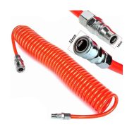 Selang Kompresor Udara Spiral PE – Recoil Hose Fleksibel