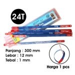 Mata Gergaji Besi Pipa Kayu Ujira Flex Flexible 24T 12 Inch 30cm