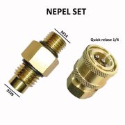 Adapter Nepel Konektor Quick Release untuk Gun Jet Cleaner Pressure Washer - Image 2