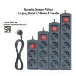 Stop Kontak Colokan Terminal Listrik 2 3 4 5 Lubang Multi Socket Universal