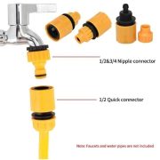 Konektor Selang Air Quick Release 1/2, 3/8, 5/8, 3/4 Inch – Adaptor Keran Male Female - Image 9