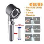 Shower Head Turbo High Pressure Water Saving Adjustable Kepala Pancuran Hemat Air