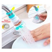 Filter Keran Air Batu Ion Fleksibel 360 Derajat Penyambung Kran Dapur Anti Splash Hemat Air