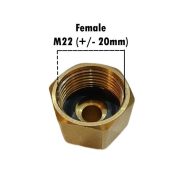 Adaptor Konverter Nepel Female M22 ke Male M14 Gun Jet Cleaner Pressure Washer - Image 2