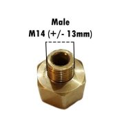 Adaptor Konverter Nepel Female M22 ke Male M14 Gun Jet Cleaner Pressure Washer - Image 3