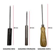 Ice Pick Pemecah Es Batu Alat Penghancur Es Balok Kuat Tajam Stainless Steel
